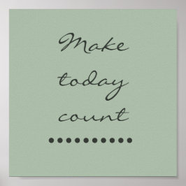 Poster L'art de l'affirmation ! Mur incitatif positif