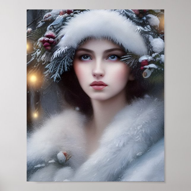 Poster L'art de l'Imaginaire de la reine des neiges (Devant)