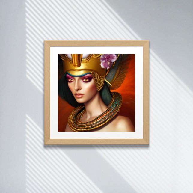 Poster L'art de l'Imaginaire de la reine égyptienne (Créateur téléchargé)