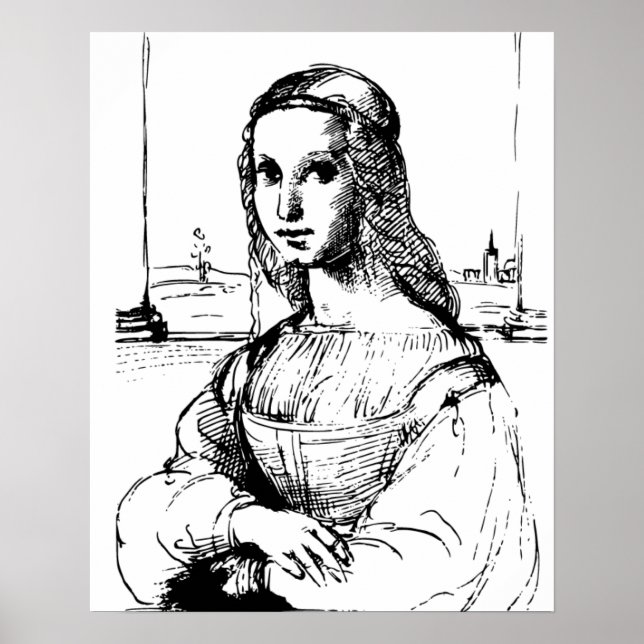 Poster L'art de Villager Monalisa (Devant)