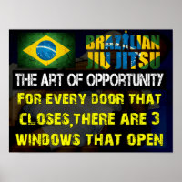 "L'art des opportunités" Brésilien Jiu Jitsu Impri