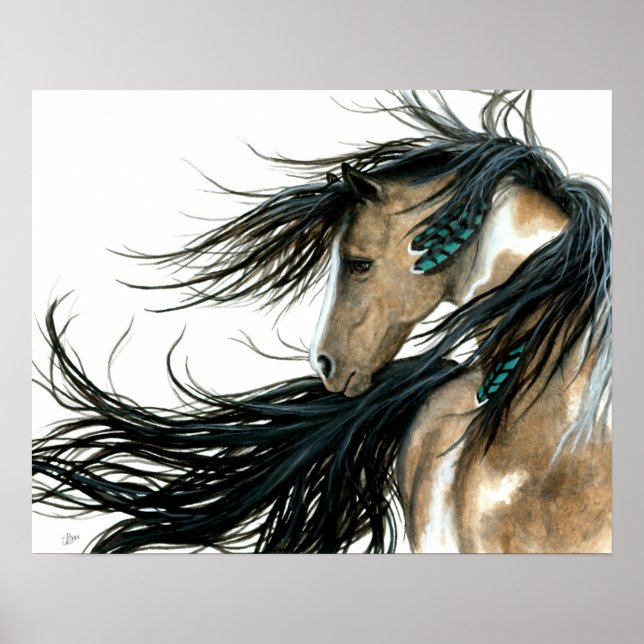 Poster L'Art Du Cheval Majestic Par AmyLyn Bihrle (Devant)