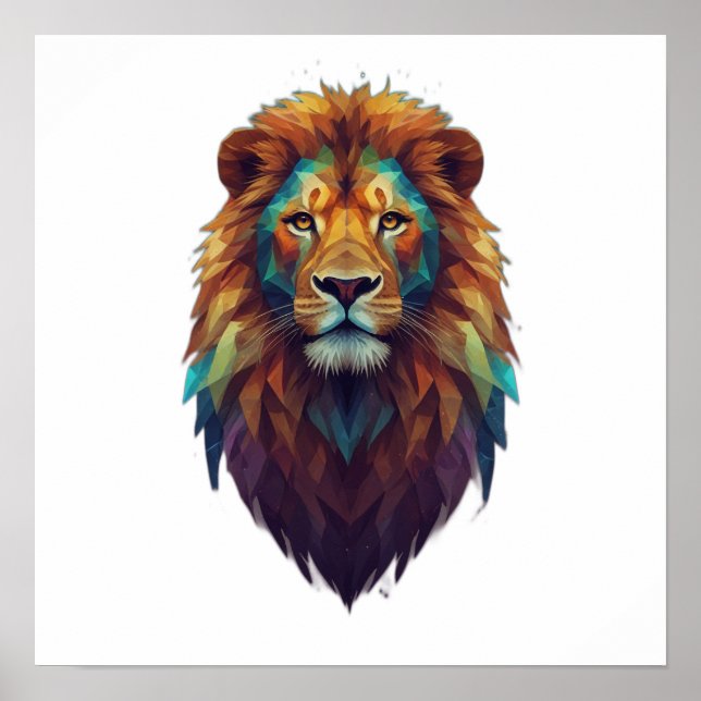 Poster L'art du lion (Devant)