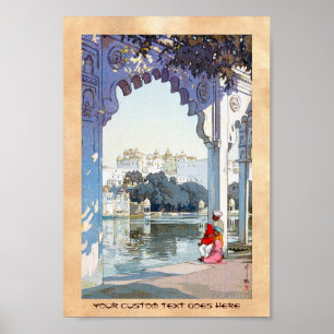 Poster L'art du palais oriental Yoshida Hiroshi udaipur