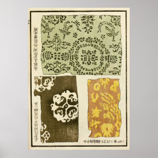 Poster L'art du patrimoine de la dynastie Qing chinoise d
