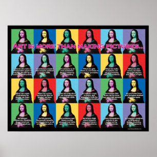 Poster L'ART est plus que faisant des images