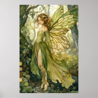 L'art Imaginaire de la forêt d'émeraude enchantée