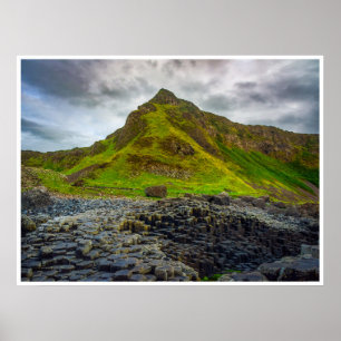 Poster L'art mural de la Chaussée du Géant d'Irlande