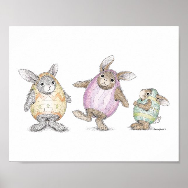 Poster L'art mural HappyHoppers® (Devant)