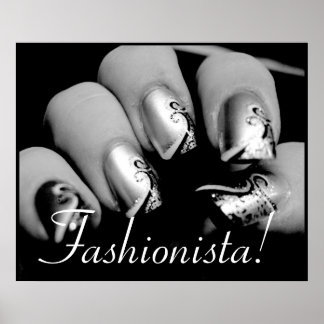 Poster L'Art Nail Fashionista
