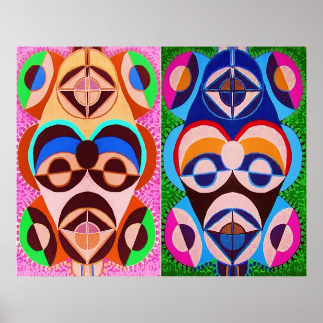 Poster L'art NOIR EN COULEUR - Liberté d'expression (Devant)