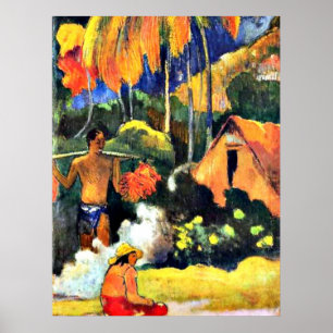 Poster L'art Paul Gauguin : Le moment de vérité II
