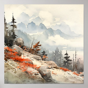 Poster L'art paysager du Colorado