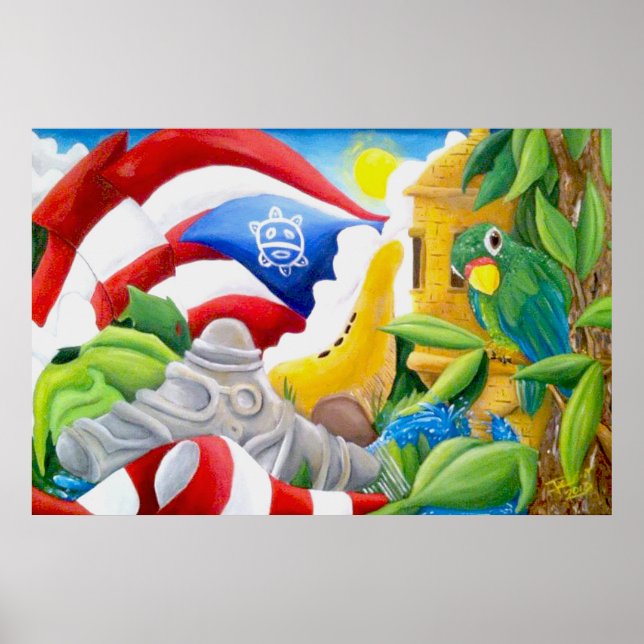 Poster L'art rican de Raices Puero (Devant)