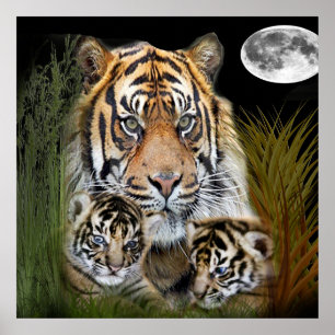Poster L'art tigre