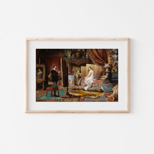 Poster L'artiste et son modèle   Carl Schweninger, Jr.