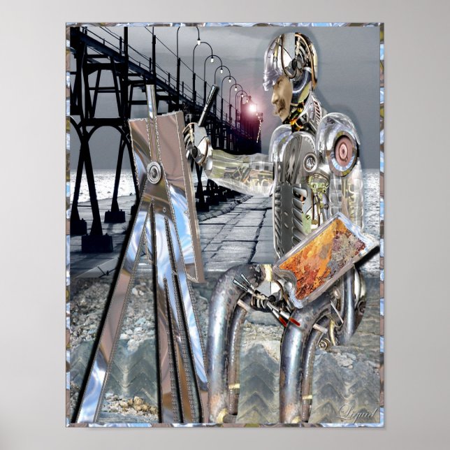 Poster L'artiste (impression) (Devant)