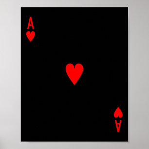 Poster L'As Des Coeurs Pont Des Cartes Costume Halloween