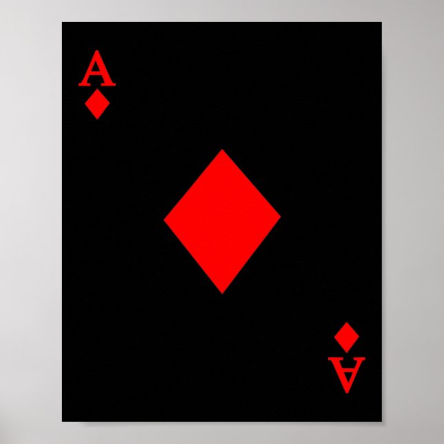 Poster L'As Du Pont De Diamant Des Cartes Costume Hallowe (Devant)