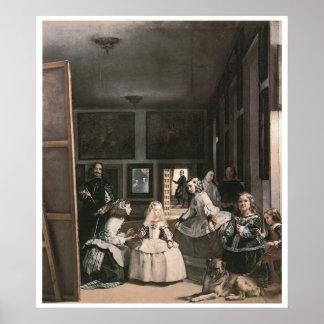 Poster Las Meninas, c.1656 Diego Velasquez