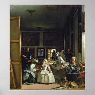 Poster Las Meninas ou La Famille de Philippe IV, c.1656