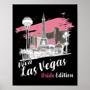 Poster Las Vegas Bride Edition Las Vegas Fête