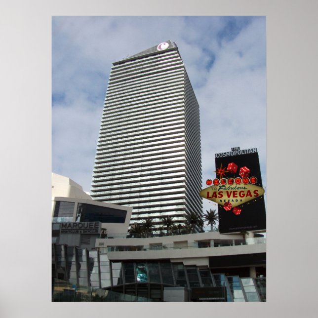 Poster Las Vegas cosmopolite (Devant)