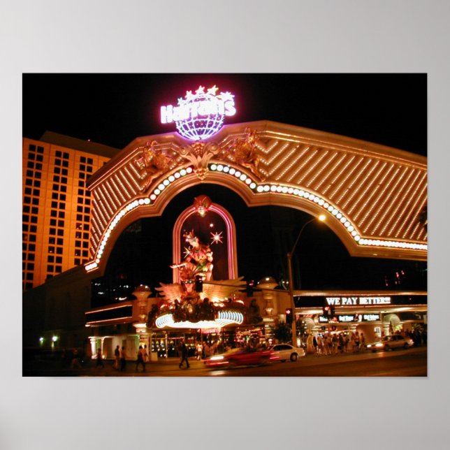 Poster Las Vegas de Harrah (Devant)