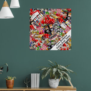 Poster Las Vegas Icons Jeux de plaisir