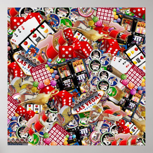 Poster Las Vegas Icons Jeux de plaisir (Devant)