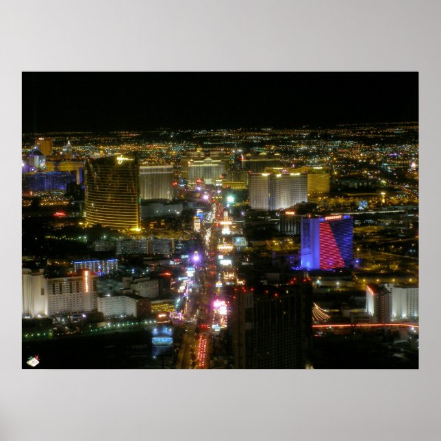 Poster Las Vegas North Strip 2006 (Devant)