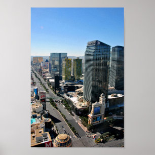 Poster Las Vegas Strip Skyline Cityscape America USA