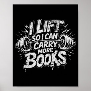 Poster L'ascenseur peut transporter plus de livres amateu