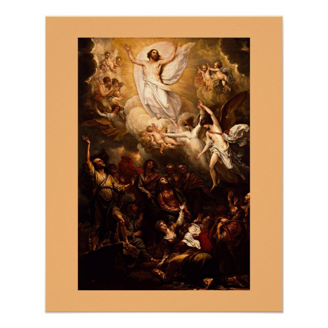 Poster L'Ascension de Benjamin West (Devant)