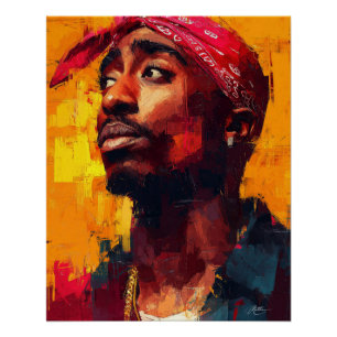 Poster L'ascension d'une légende de la côte ouest – Paint