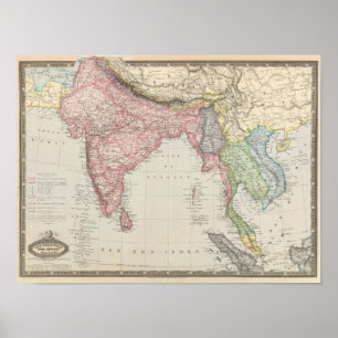 Poster L'Asie du sud