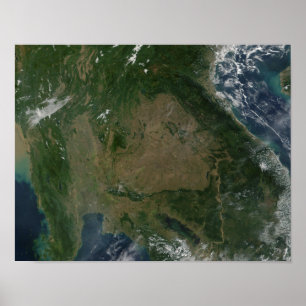 Poster L'Asie du sud-est