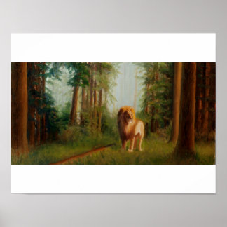 Poster L'Aslan dans les grands bois
