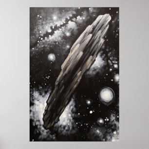 Poster L'astéroïde Oumuamua