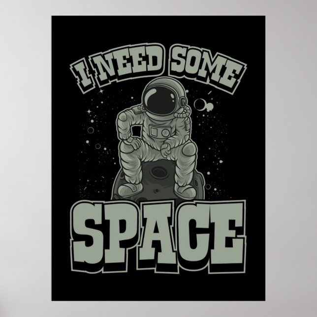 Poster L'Astronaute A Besoin D'Espace (Devant)