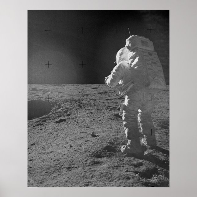 Poster L'astronaute Apollo 14 sur la Lune (Devant)