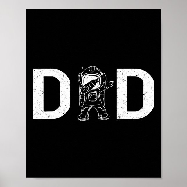 Poster L'astronaute Dabab Papa Papa (Devant)