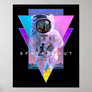Poster L'astronaute écarte le Spa externe esthétique Vapo