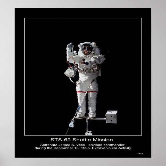 Poster L'astronaute James S. Voss (Devant)