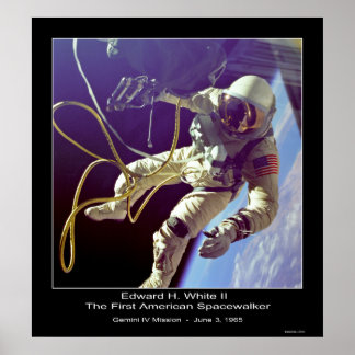Poster L'astronaute Russell L. Schweickart Apollo 9 Missi