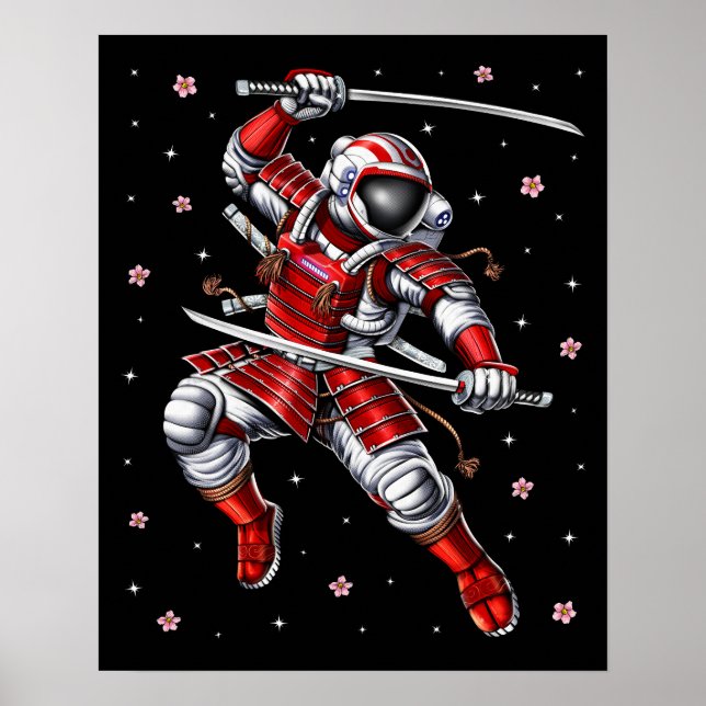 Poster L'astronaute Samurai (Devant)