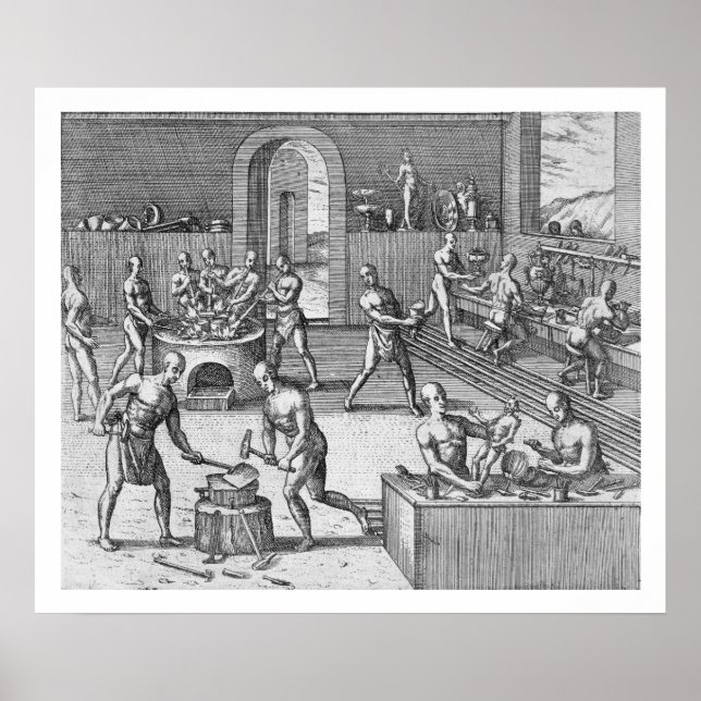 Poster L'atelier des orfèvres d'Atahualpa à Quito, f (Devant)