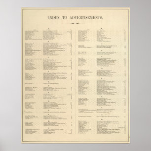 Poster L'atlas américain de Colton de page titre de verso