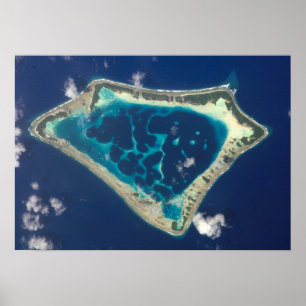 Poster L'atoll d'Atafu aux Tokelau