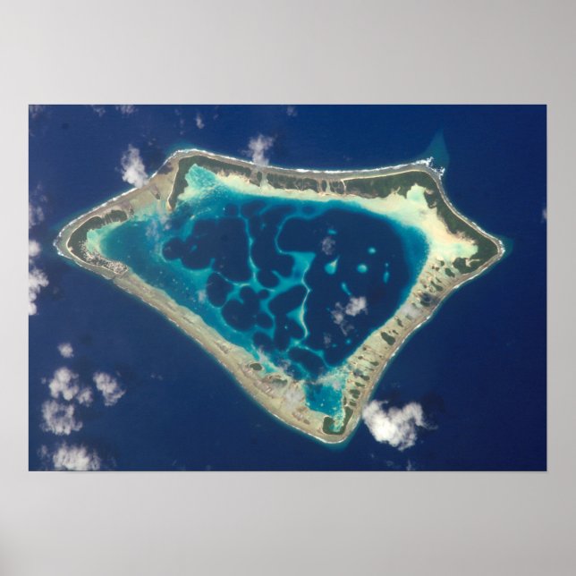 Poster L'atoll d'Atafu aux Tokelau (Devant)